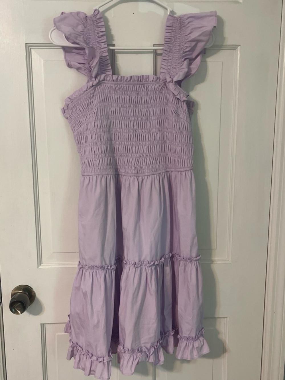 Lavender Ruffle Tiered Sundress
